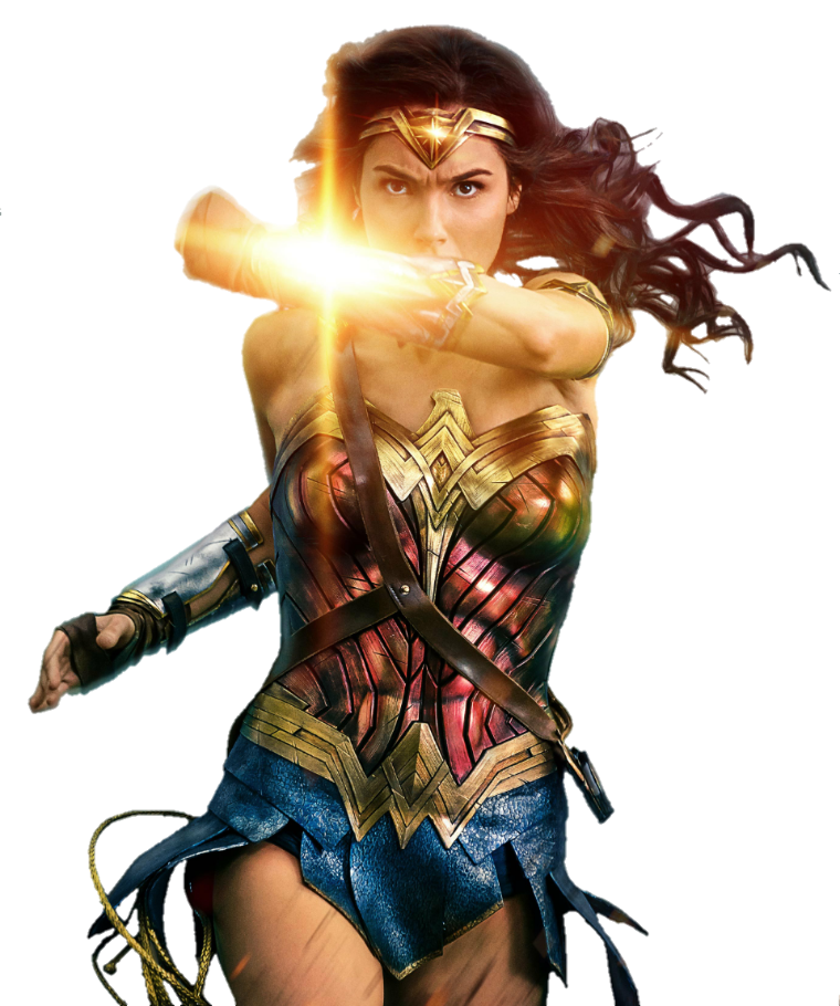 Wonder Woman met haar gouden lasso